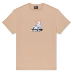 Ripndip Short Sleeve Tees<Afternoon Snack Tee (Almond)