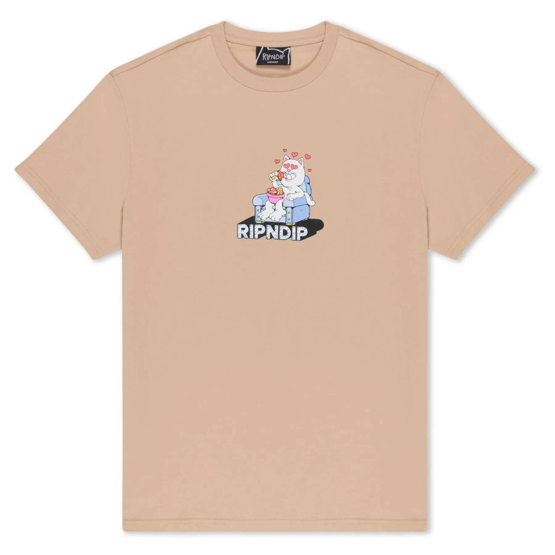 Ripndip Short Sleeve Tees<Afternoon Snack Tee (Almond)