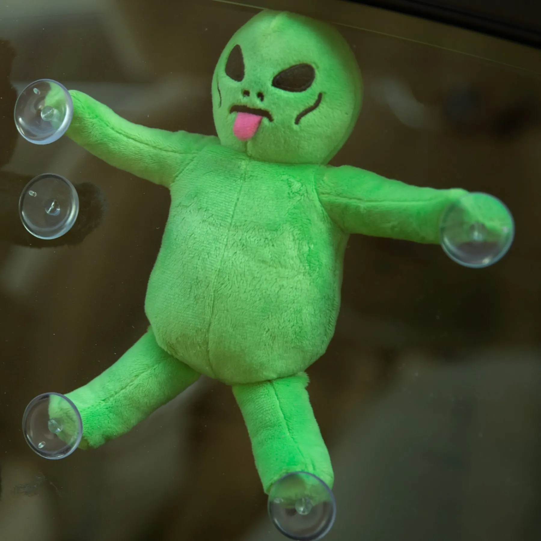 Ripndip Stocking Stuffers|Car Accessories<Alien Window Plush Suction Cup Plush Doll (Green)