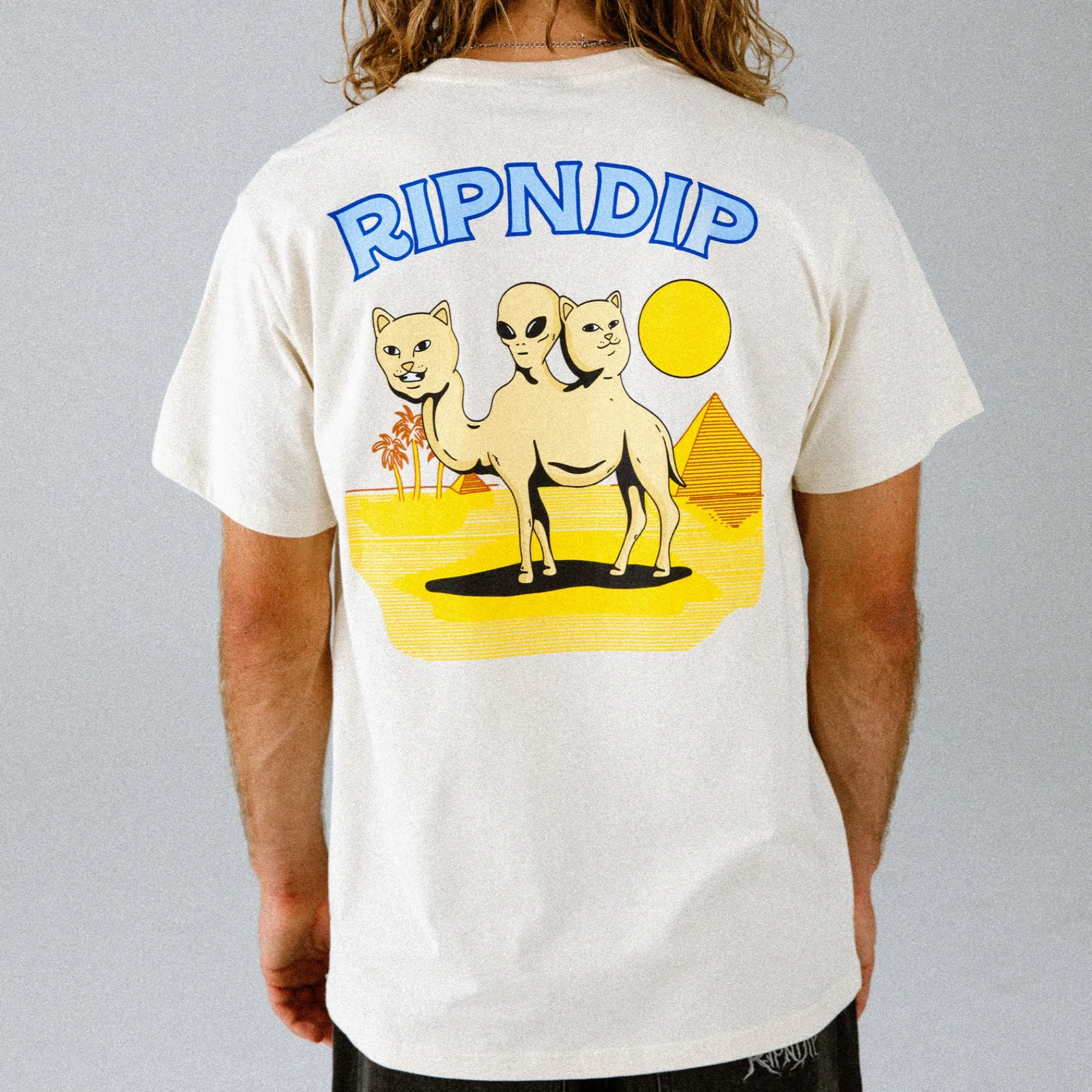 Ripndip Short Sleeve Tees<Barnum Tee (Natural)
