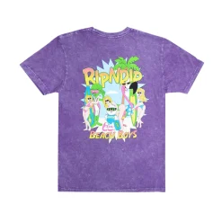 Ripndip Short Sleeve Tees<Beach Boys Tee (Purple Mineral Wash)