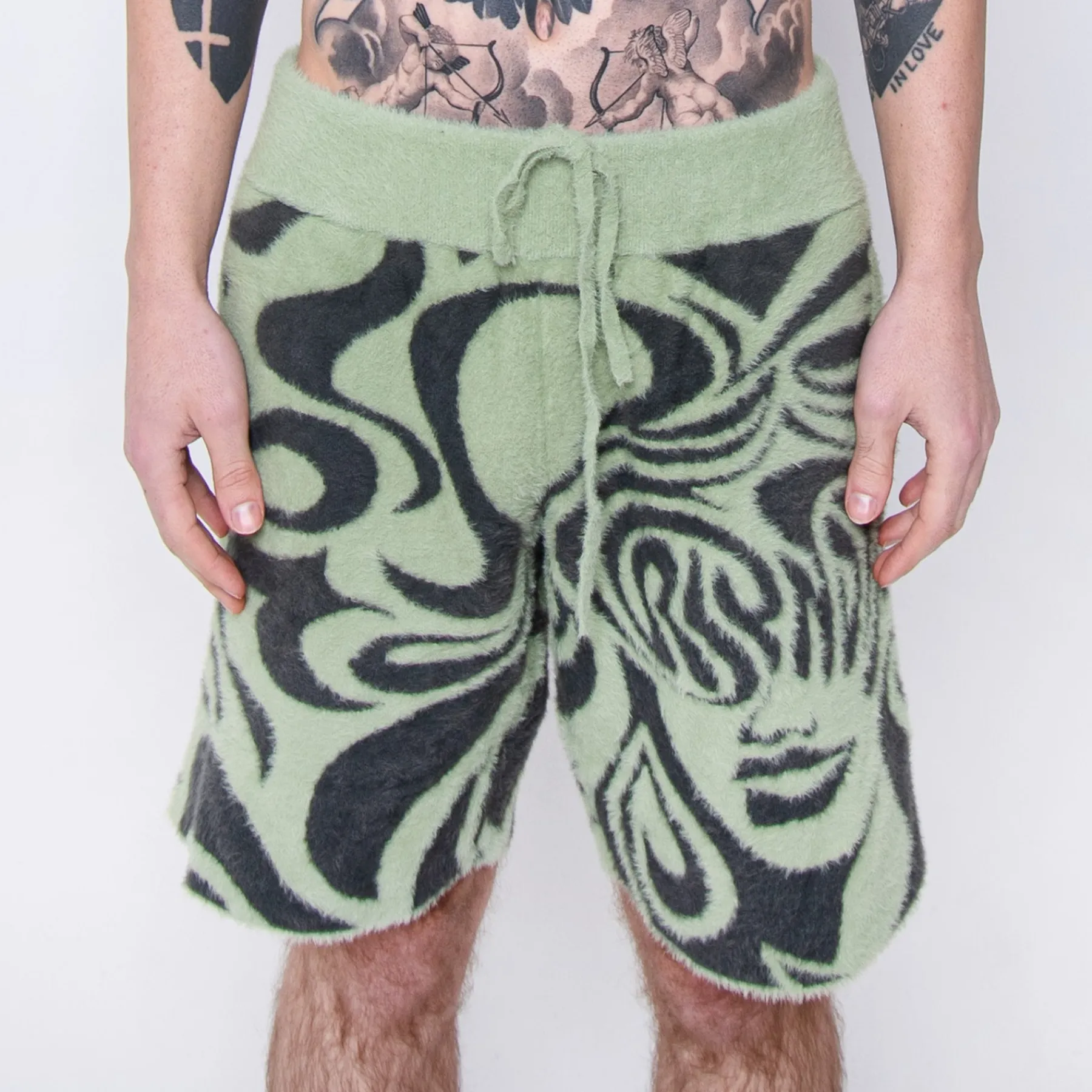 Ripndip Shorts<Beautiful Fomo Mohair Shorts (Pistachio)