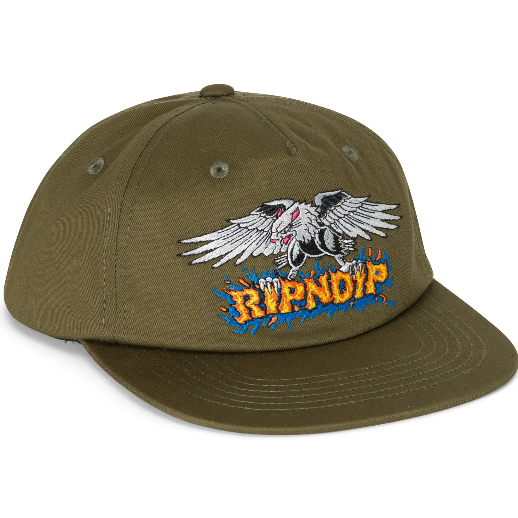 Ripndip Strapbacks / Snapbacks<Birdy Snapback (Dark Olive)