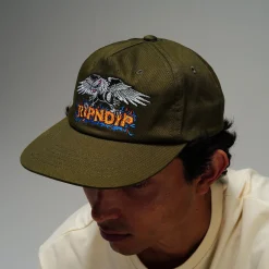 Ripndip Strapbacks / Snapbacks<Birdy Snapback (Dark Olive)