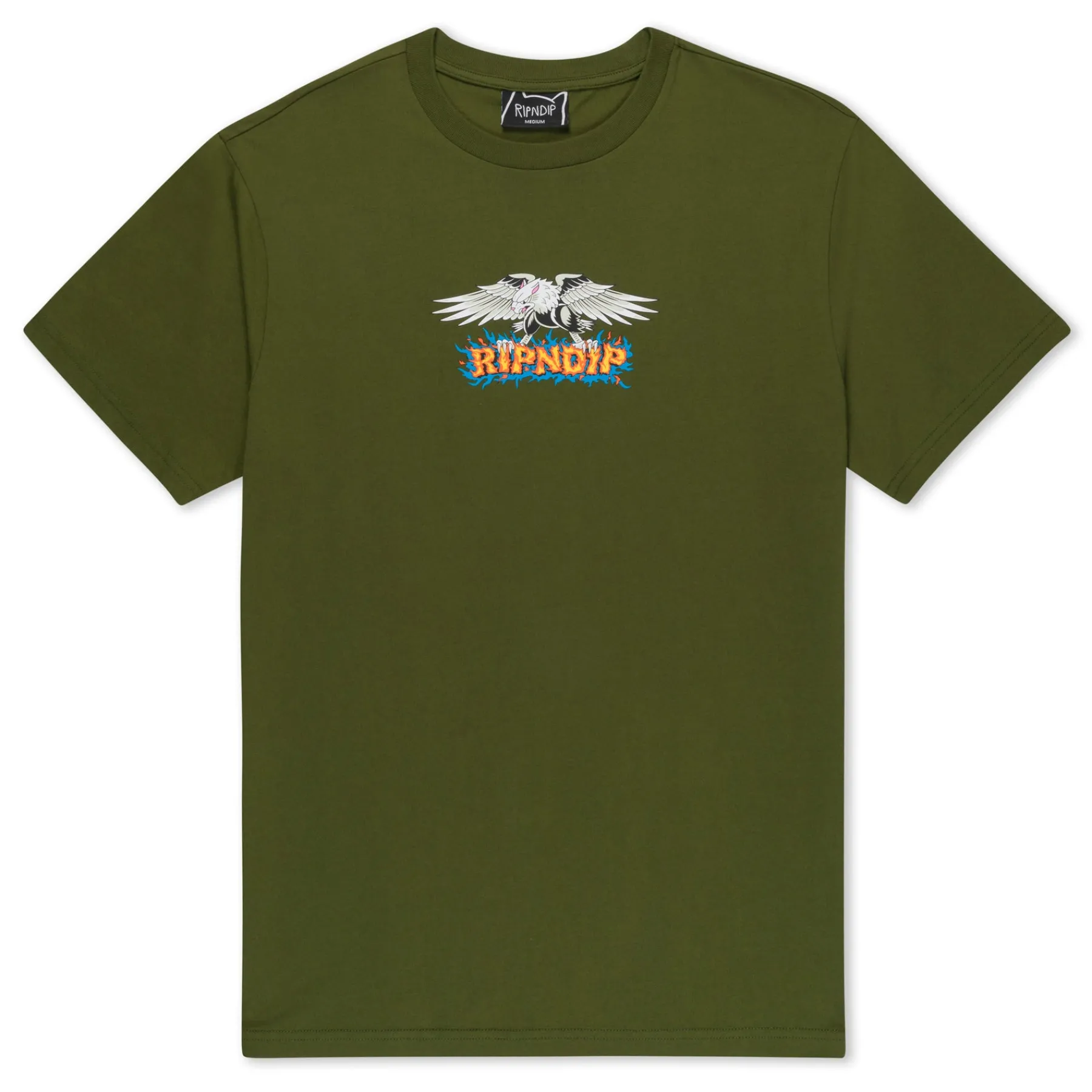 Ripndip Short Sleeve Tees<Birdy Tee (Olive)