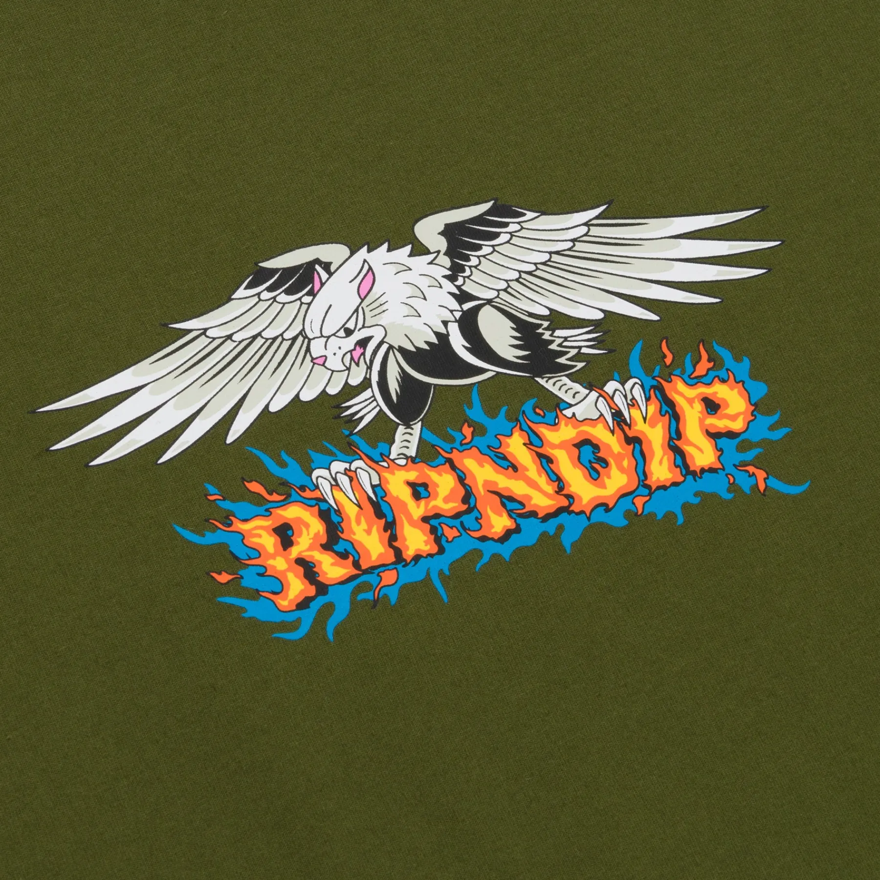 Ripndip Short Sleeve Tees<Birdy Tee (Olive)