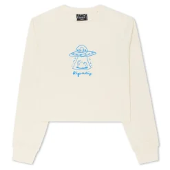 Ripndip Womens|Womens<Blonded Cropped Long Sleeve (Natural)
