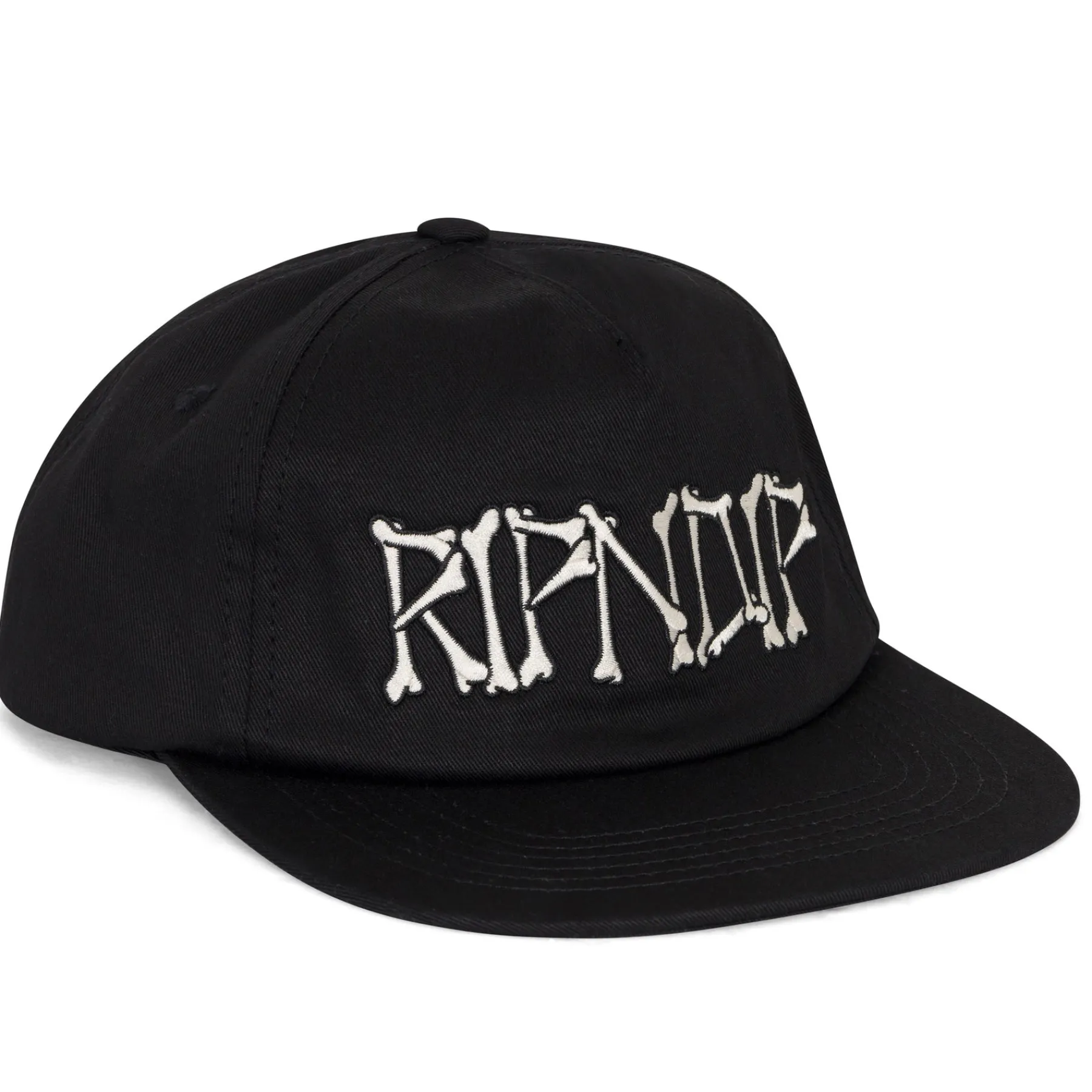 Ripndip Strapbacks / Snapbacks<Bones Snapback (Black)