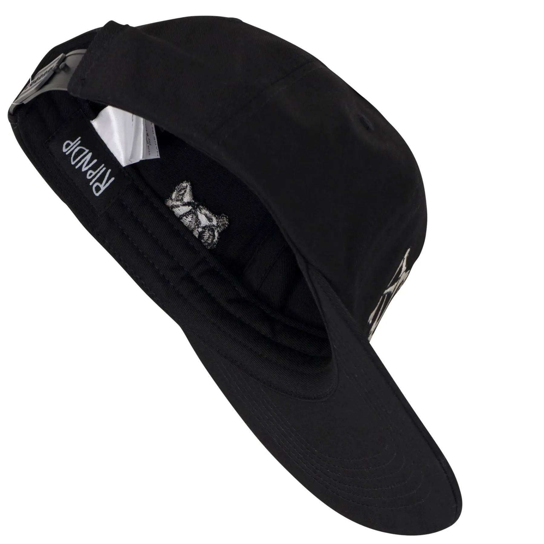 Ripndip Strapbacks / Snapbacks<Bones Snapback (Black)