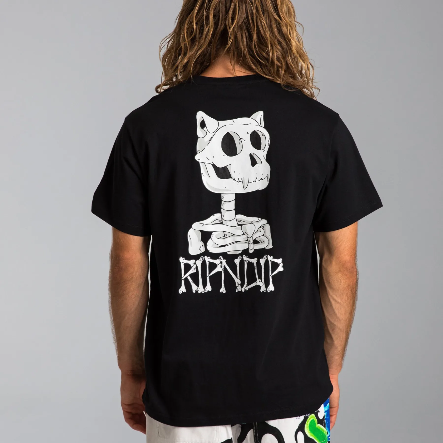 Ripndip Short Sleeve Tees<Bones Tee (Black)
