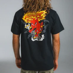 Ripndip Short Sleeve Tees<Break Loose Tee (Black )