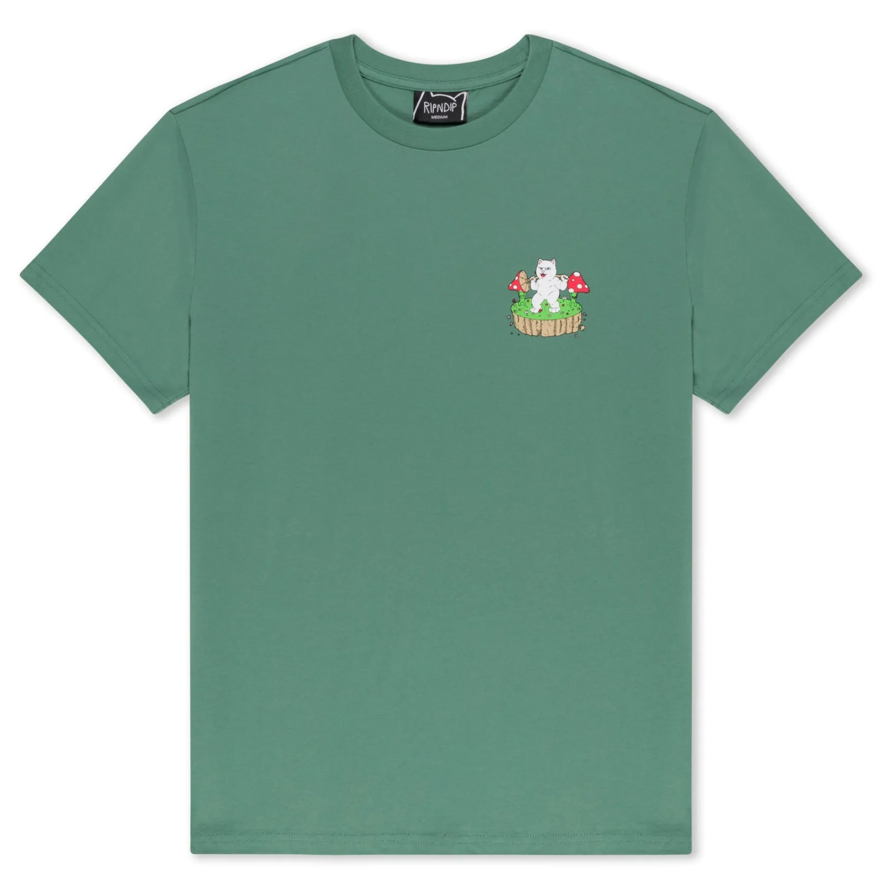 Ripndip Short Sleeve Tees<Bulking Tee (Olive)