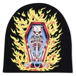 Ripndip Beanies<Burn In Heck Beanie (Black)