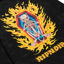 Ripndip Jackets<Burn In Heck Coaches Jacket (Black)