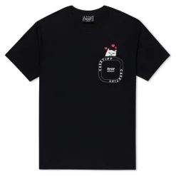 Ripndip Short Sleeve Tees<Casetify x Nermal Loves Pocket Tee (Black)