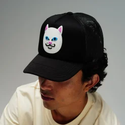 Ripndip Truckers<Casetify x Nermal Trucker Hat (Black)