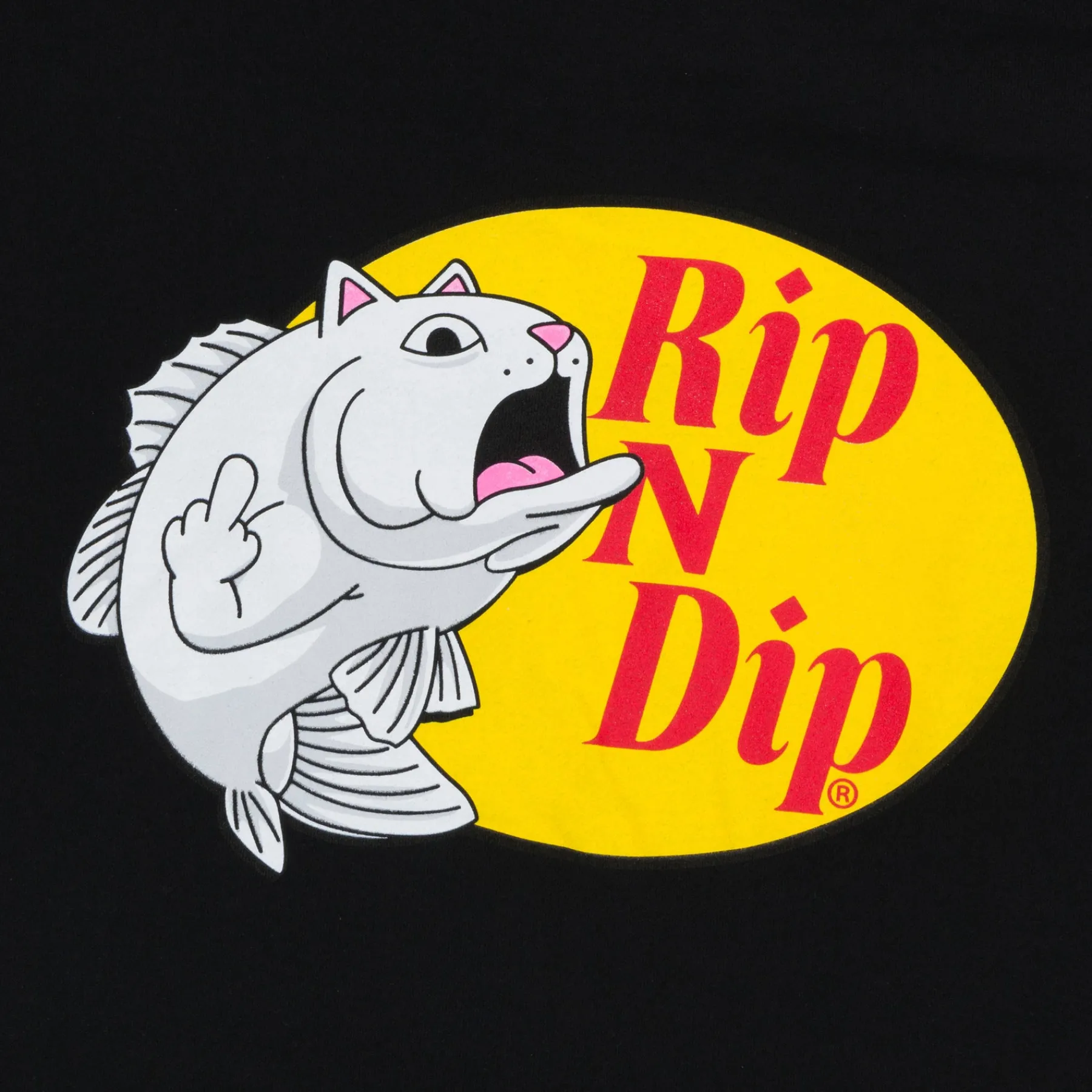 Ripndip Hoodies / Crewnecks<Catfish Hoodie (Black)