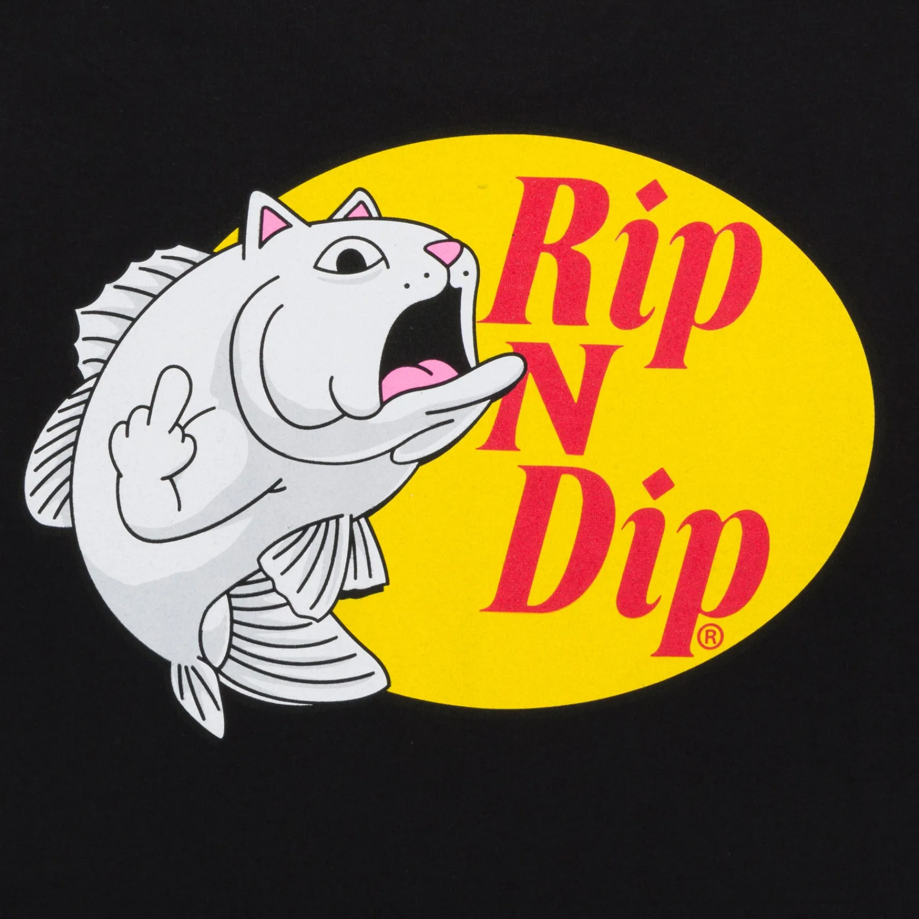 Ripndip Short Sleeve Tees|Stocking Stuffers<Catfish Tee (Black)