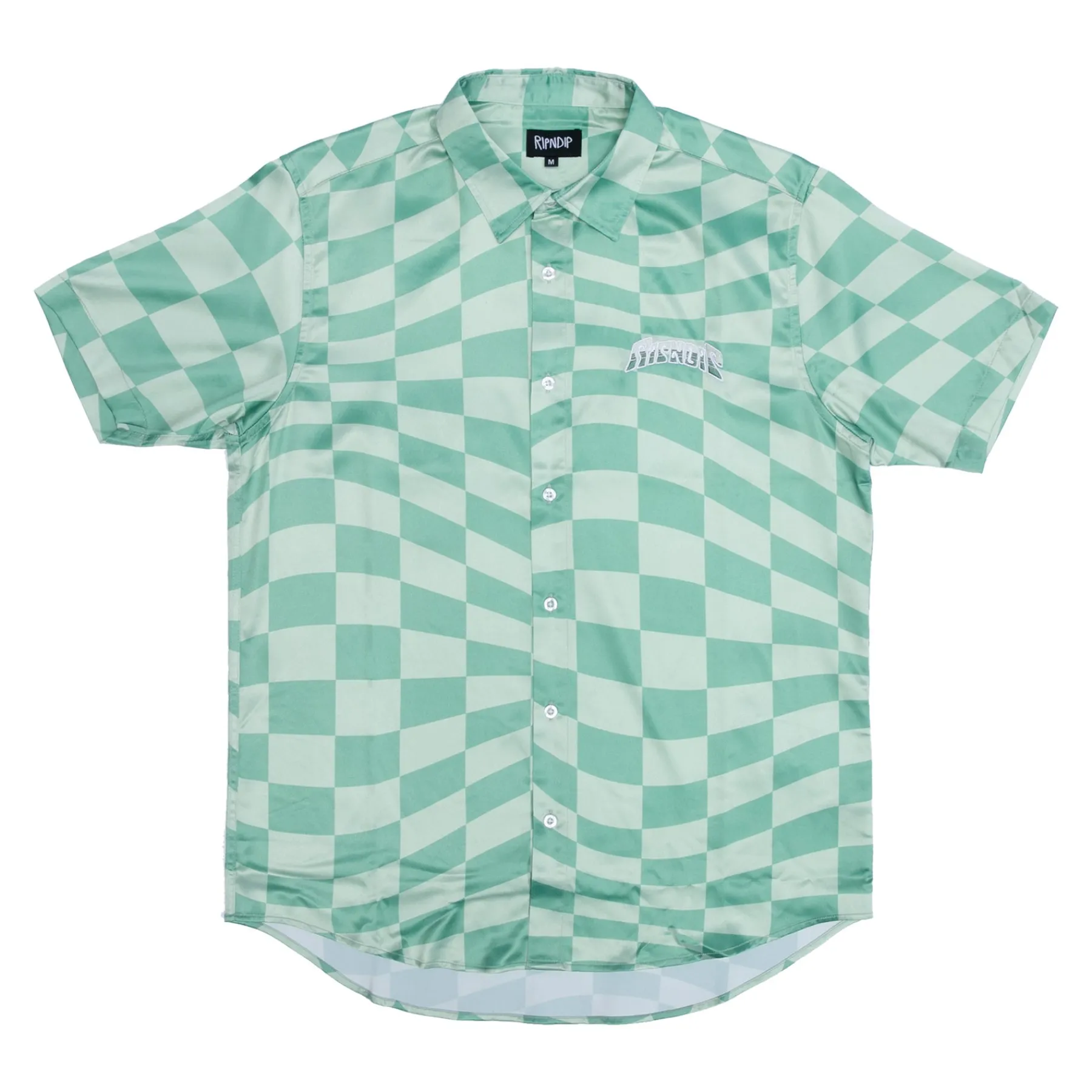 Ripndip Button Ups|Stocking Stuffers<Checked Short Sleeve Button Up (Olive/Pine)