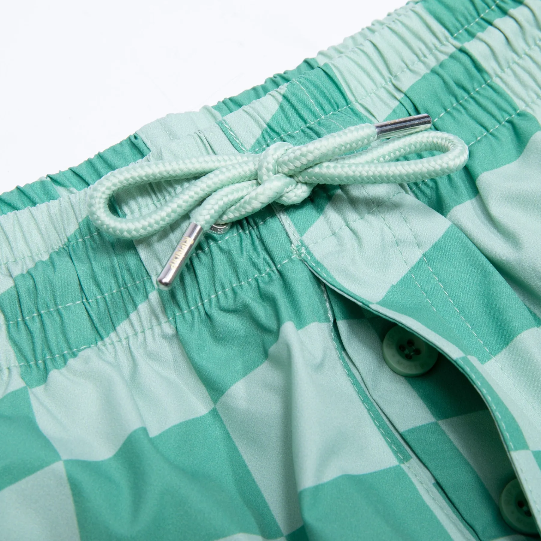 Ripndip Shorts|Swim Shorts<Checked Swim Shorts (Olive/Pine)
