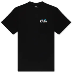 Ripndip Short Sleeve Tees<Cheech and Chong Pocket Tee (Black)