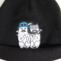 Ripndip Beanies|Stocking Stuffers<Cheech and Nerm Beanie (Black)