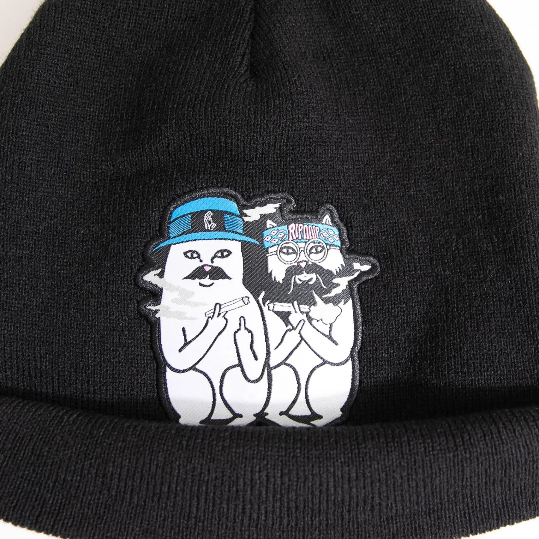 Ripndip Beanies|Stocking Stuffers<Cheech and Nerm Beanie (Black)