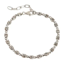 Ripndip Accessories|Womens<Chrome Kitty Bracelet (Silver)