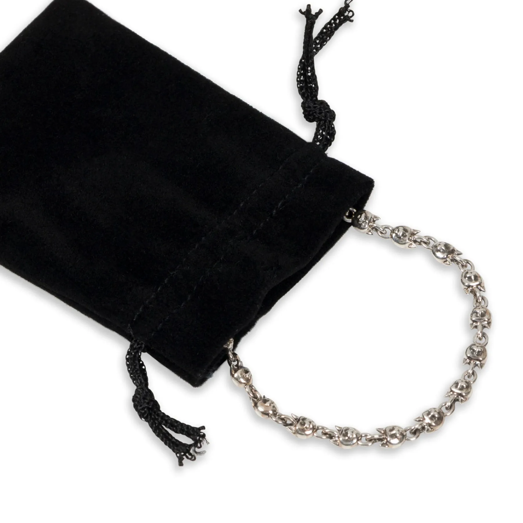 Ripndip Accessories|Womens<Chrome Kitty Bracelet (Silver)