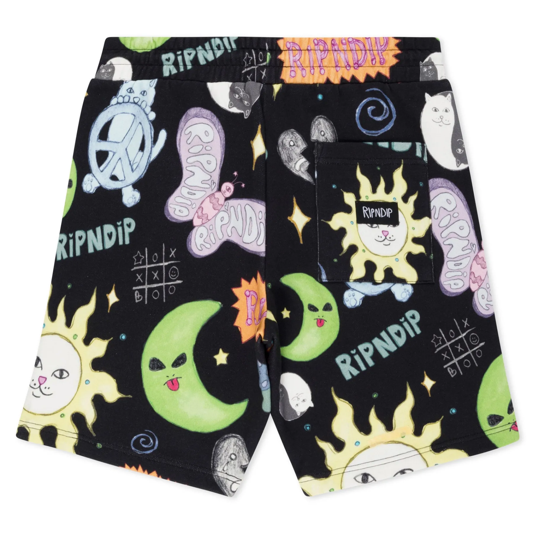 Ripndip Sweats|Shorts<Circo Loco Sweatshorts (Black)