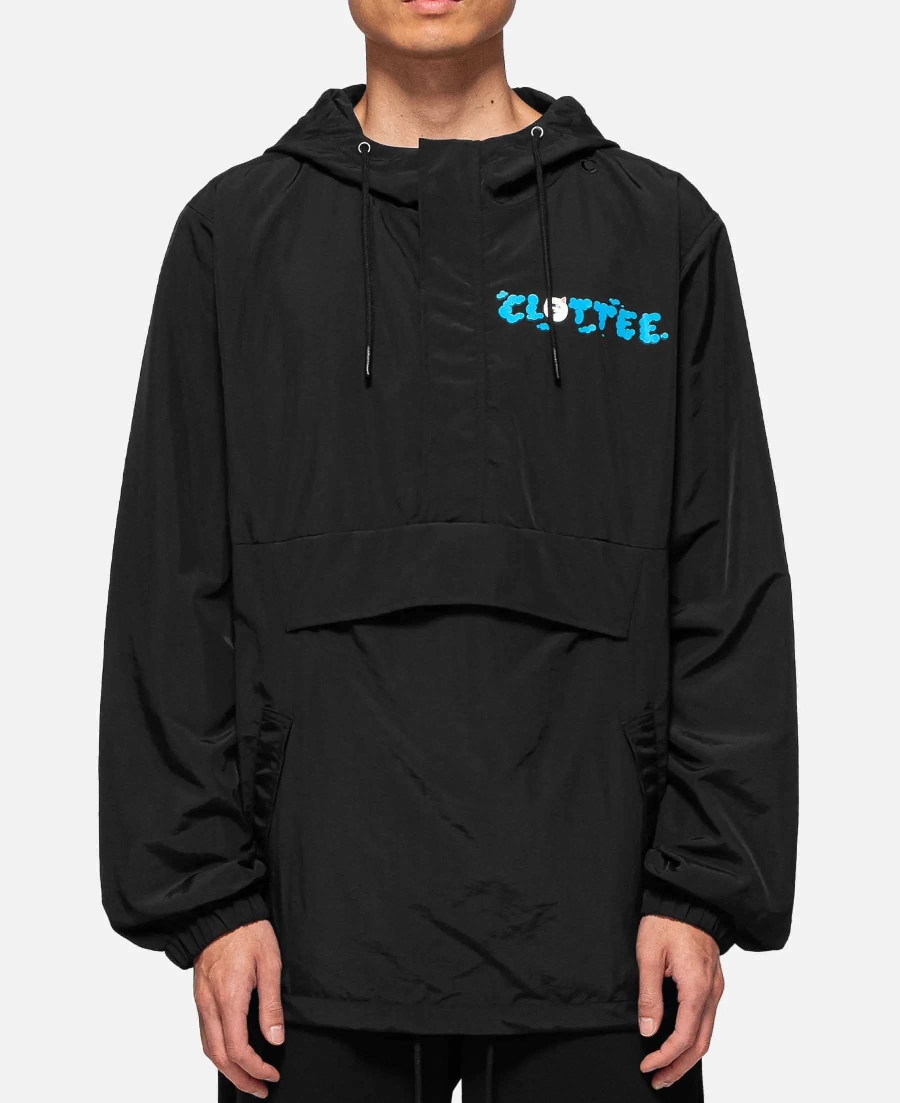 Ripndip Jackets<Clottee Clouds Windbreaker Jacket (Black)