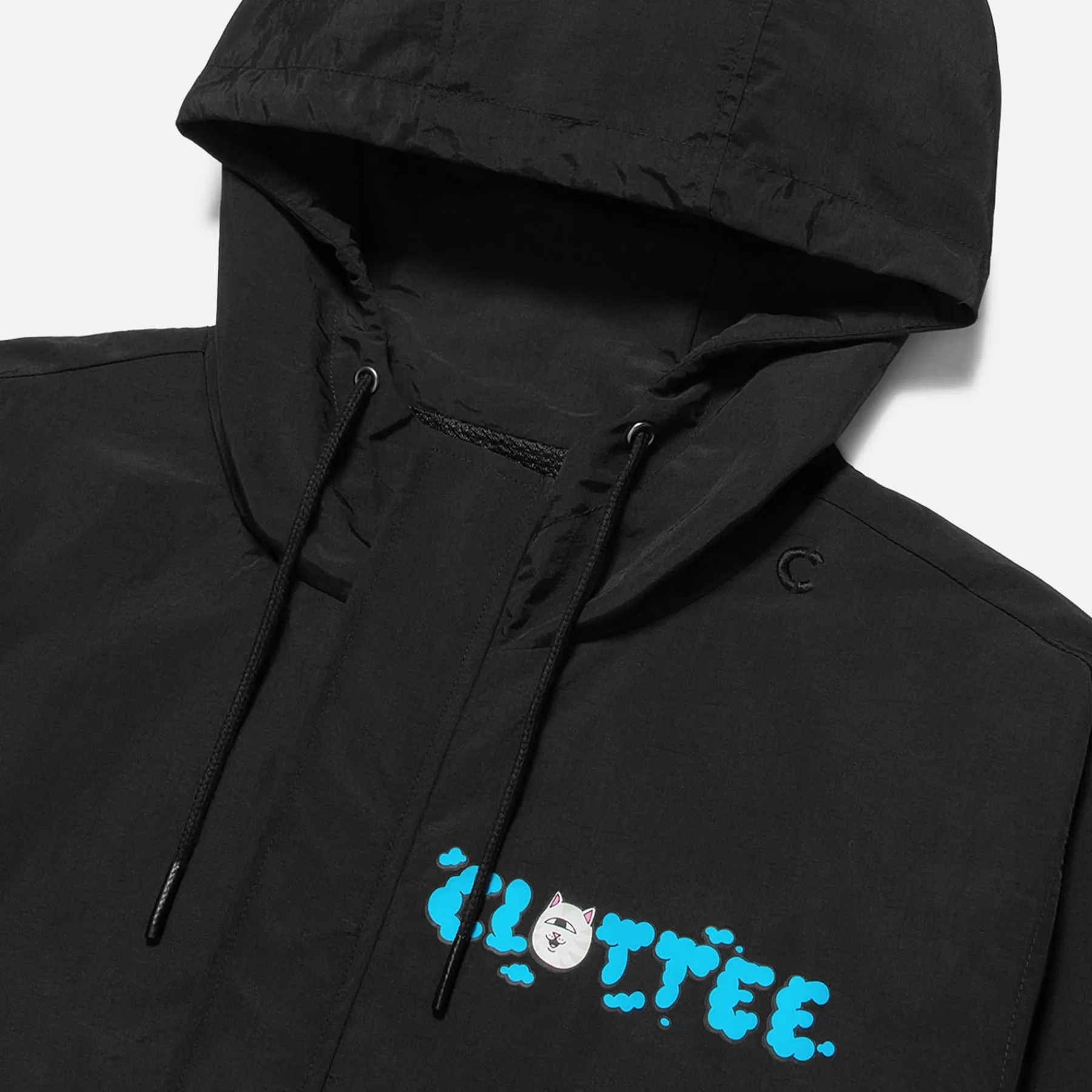 Ripndip Jackets<Clottee Clouds Windbreaker Jacket (Black)