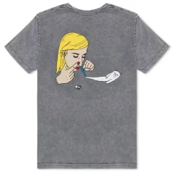 Ripndip Short Sleeve Tees<Coco Nermal Tee (Grey Mineral Wash)
