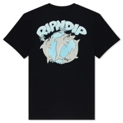 Ripndip Short Sleeve Tees|Stocking Stuffers<Dolphin Dudes Tee (Black)