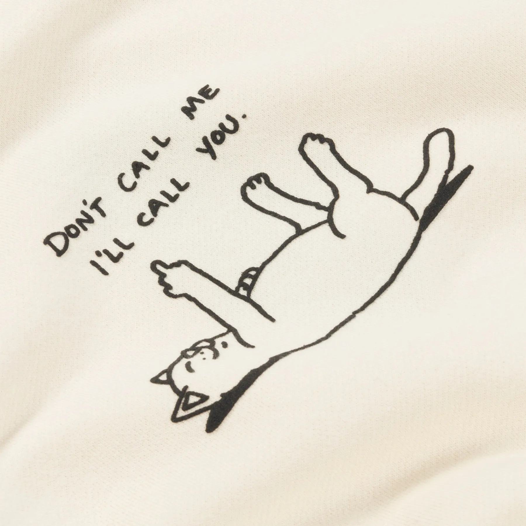 Ripndip Hoodies / Crewnecks|Womens<Don't Call Me Cropped Hoodie (Natural)