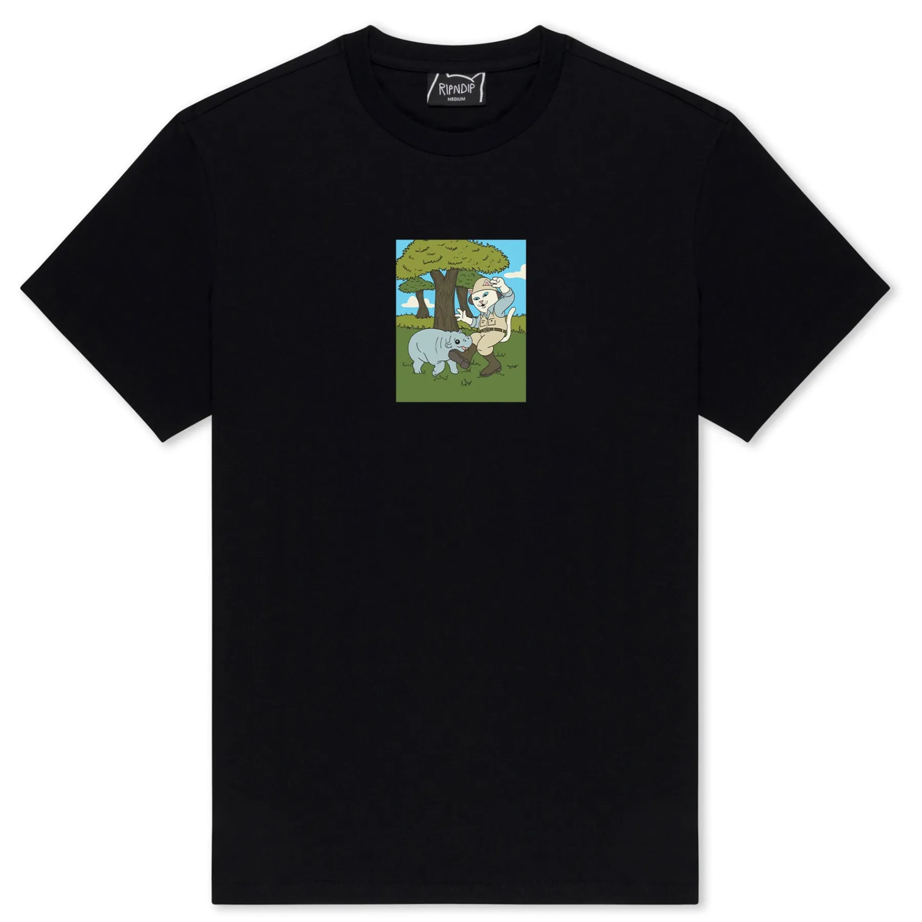 Ripndip Short Sleeve Tees<Don't Get Bit Tee (Black)