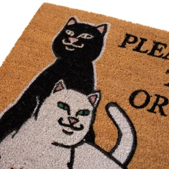 Ripndip Home Goods|Rugs<Don't Let The Cops In Rug (Brown)