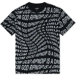 Ripndip Short Sleeve Tees|Stocking Stuffers<Drug From God Tee (Black)