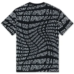 Ripndip Short Sleeve Tees|Stocking Stuffers<Drug From God Tee (Black)