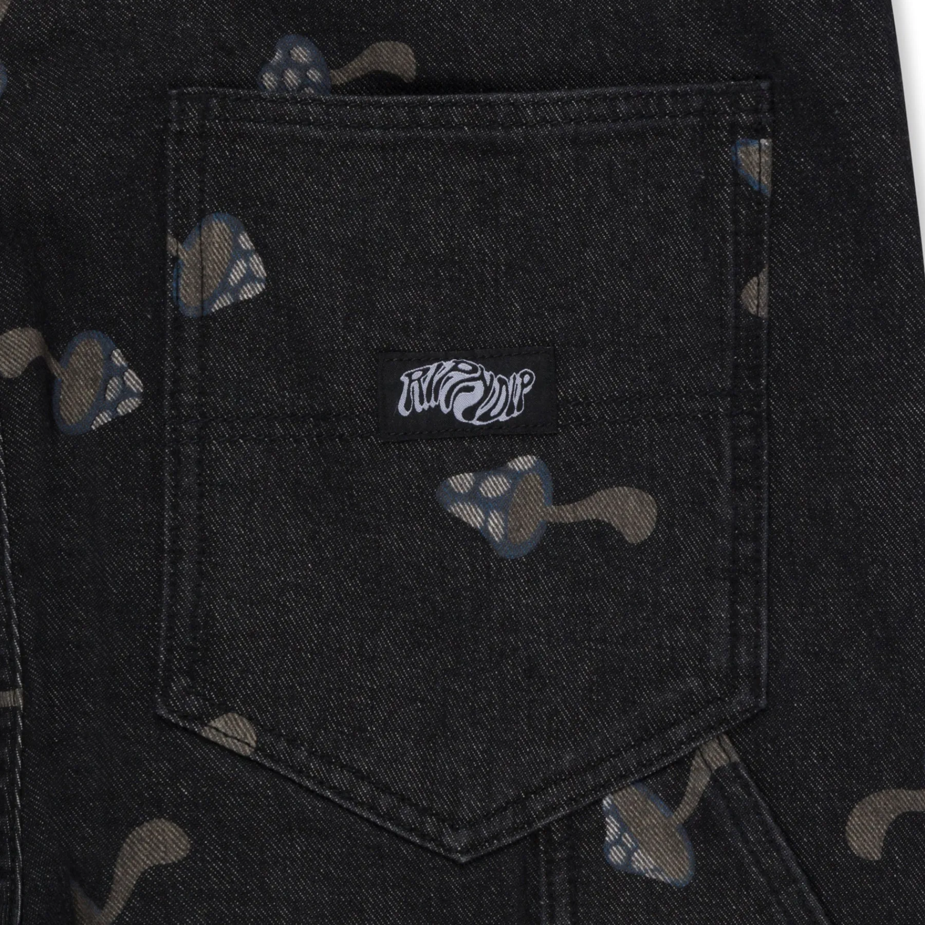 Ripndip Pants|Overalls<Euphoria Denim Overalls (Black)