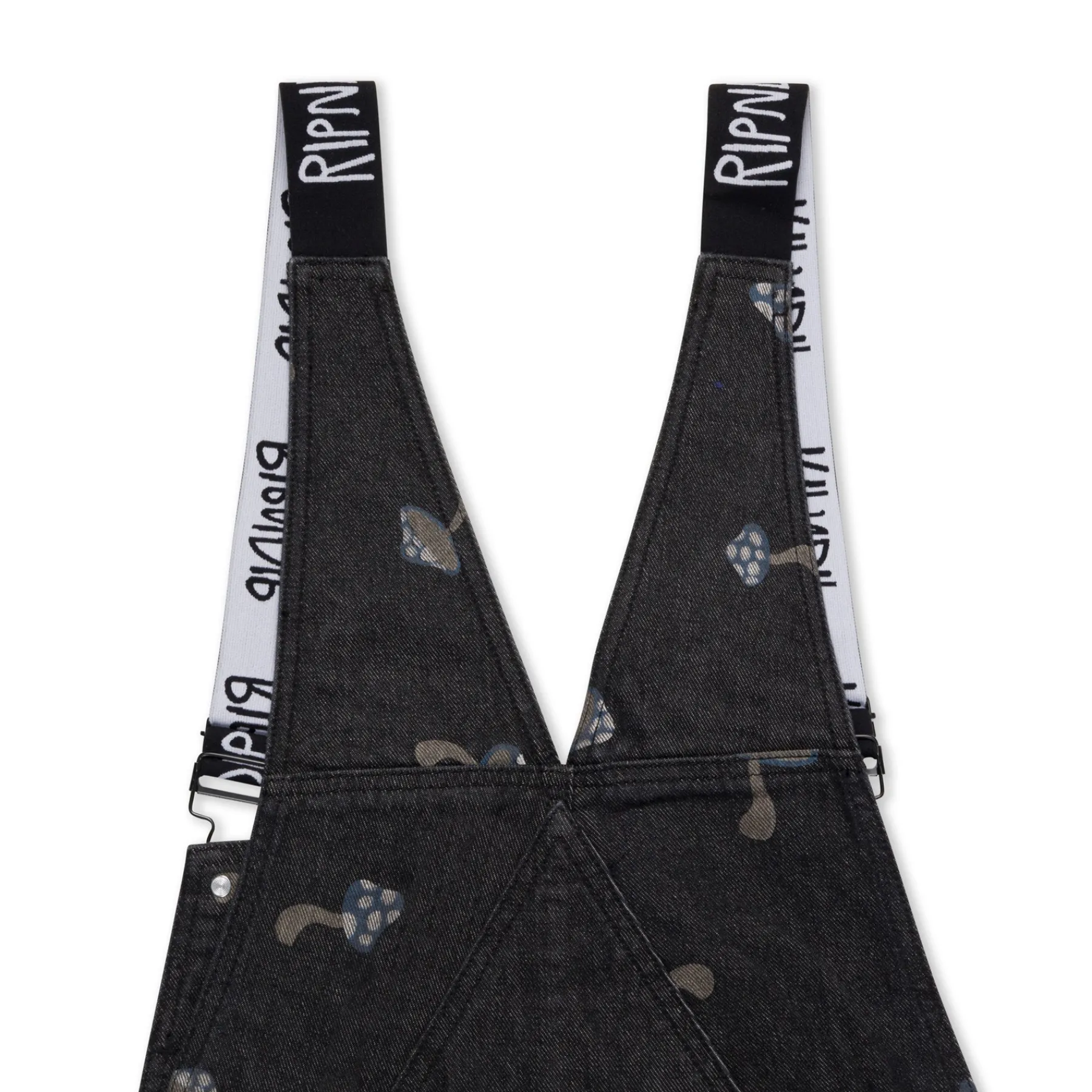 Ripndip Pants|Overalls<Euphoria Denim Overalls (Black)