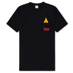 Ripndip Short Sleeve Tees|Stocking Stuffers<F U Flameboy Pocket Tee (Vintage Black)