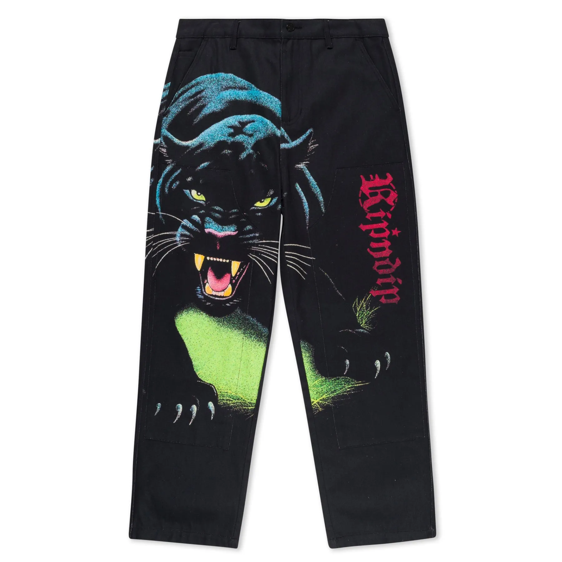 Ripndip Pants<Fein Double Knee Pants (Black)