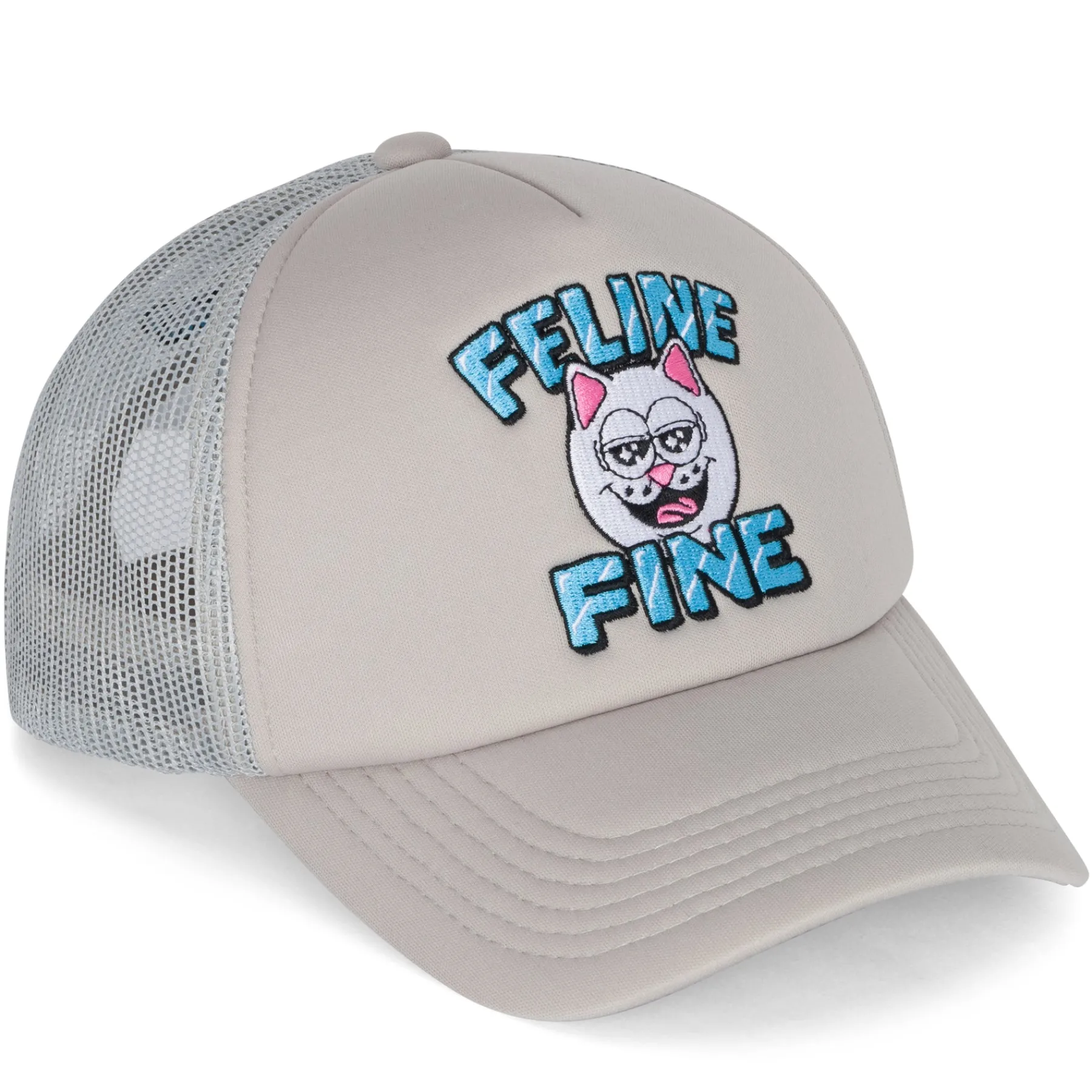 Ripndip Truckers|Stocking Stuffers<Feline Fine Trucker Hat (Cream)