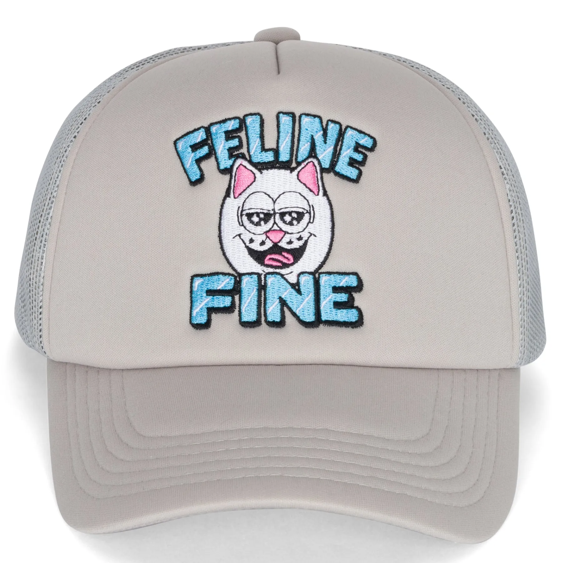 Ripndip Truckers|Stocking Stuffers<Feline Fine Trucker Hat (Cream)