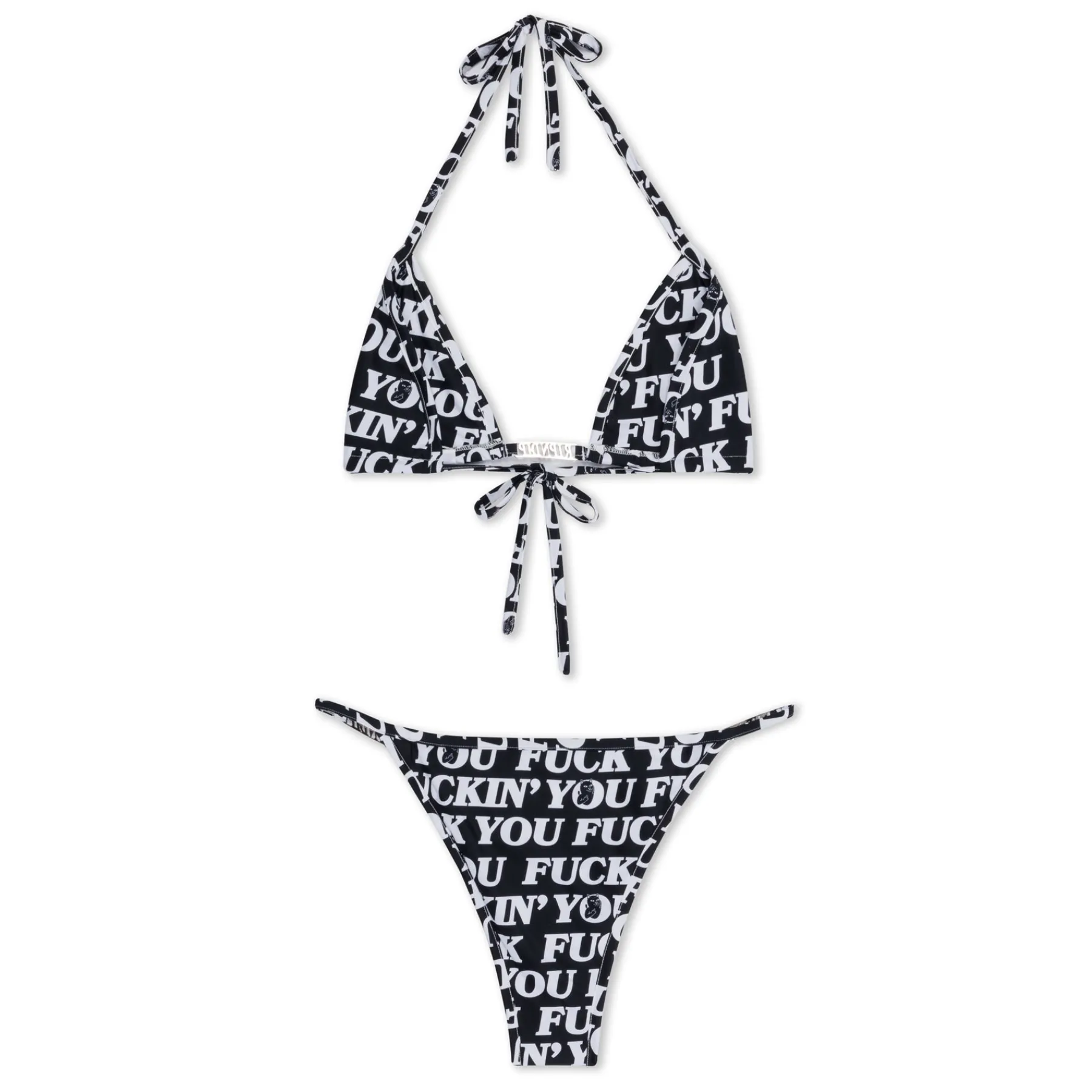 Ripndip Womens|Womens<Fuckin Fuck 2 Piece Bikini (Black)