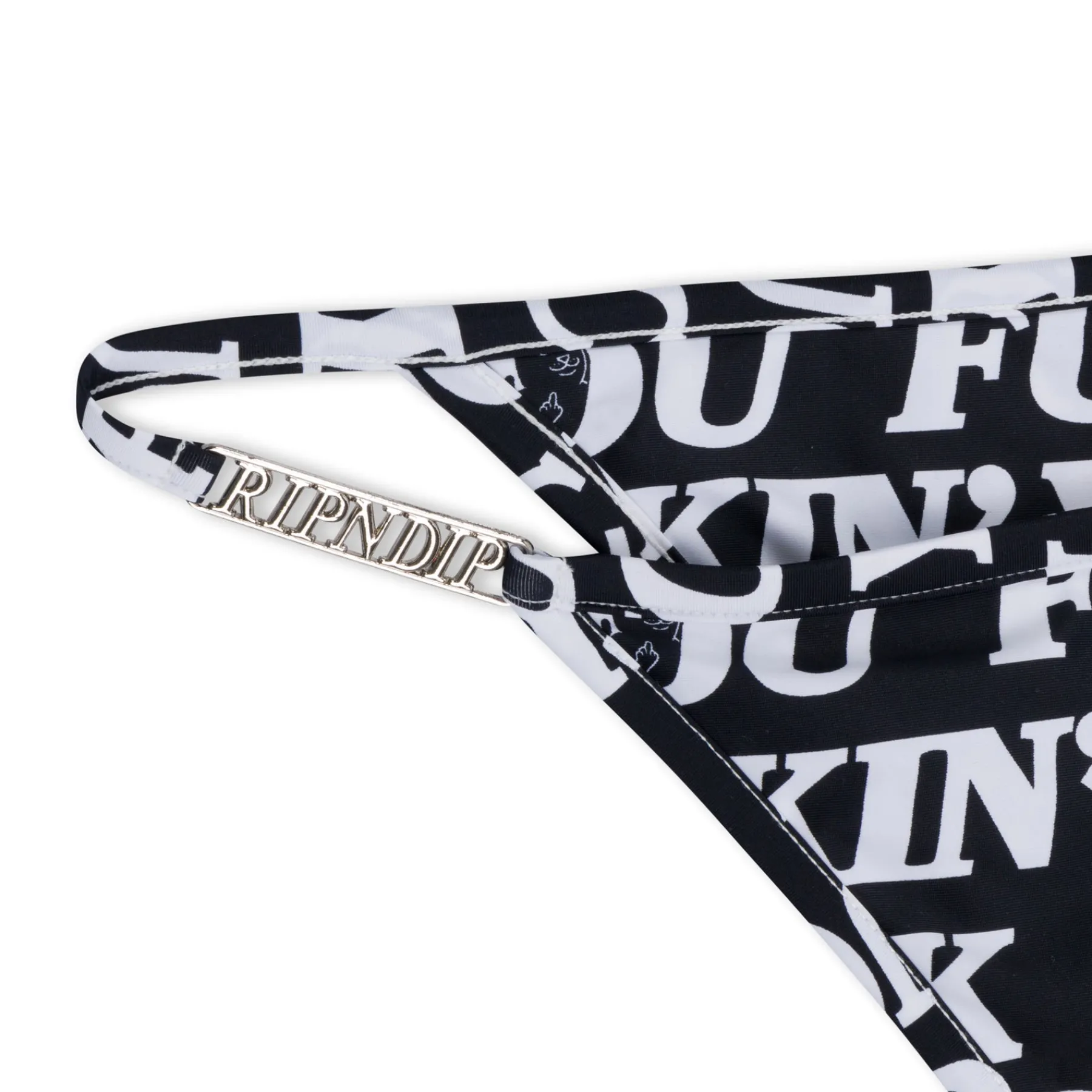 Ripndip Womens|Womens<Fuckin Fuck 2 Piece Bikini (Black)