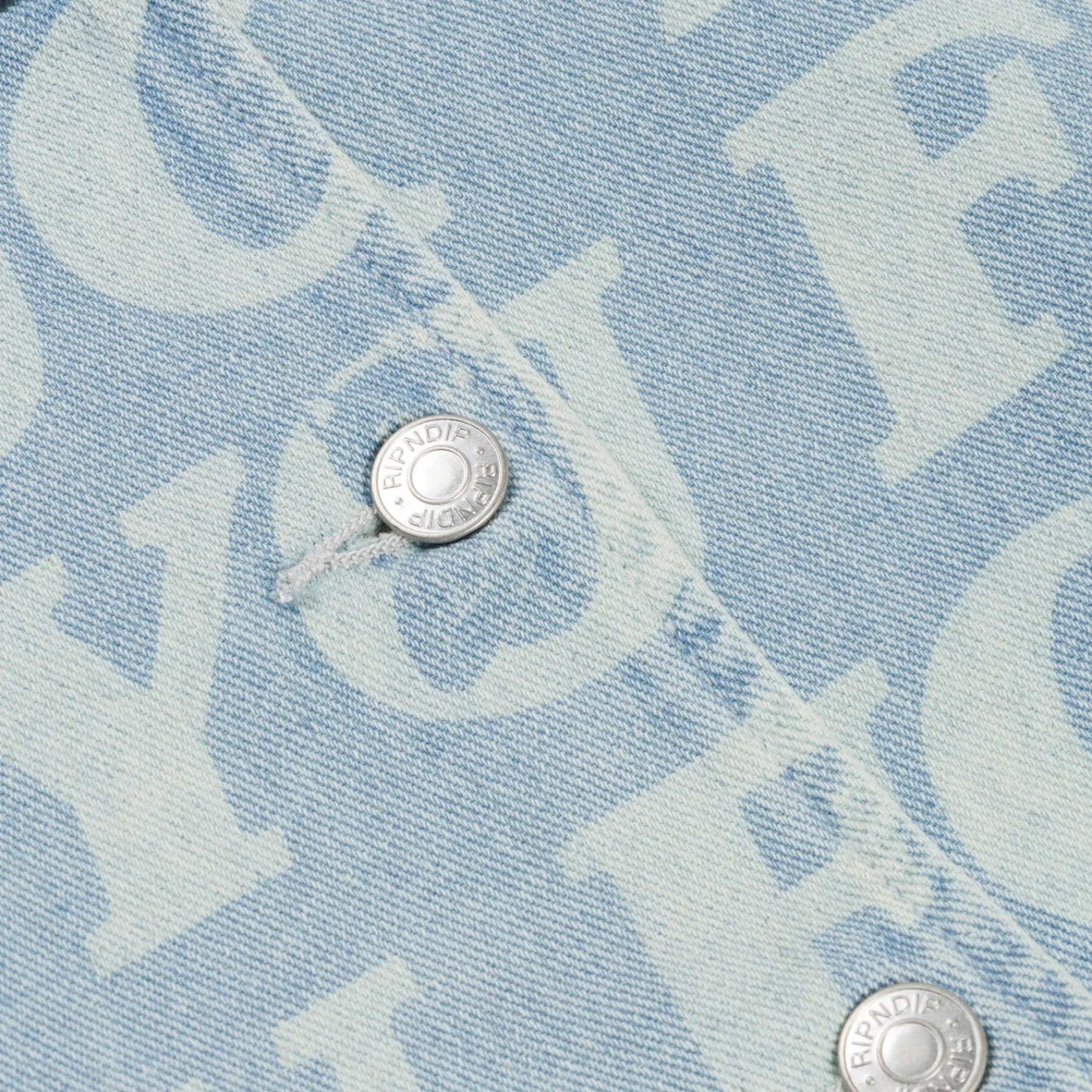Ripndip Jackets|Womens<Fuckin Fuck Cropped Denim Jacket (Light Wash)