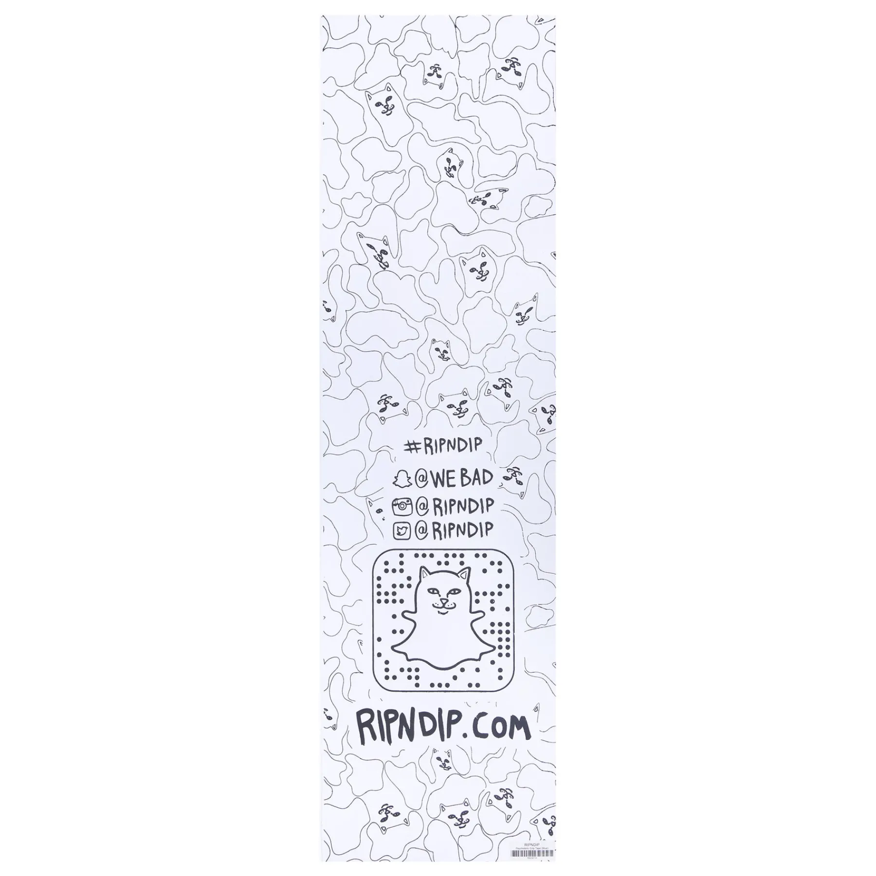 Ripndip Stocking Stuffers|Grip<Fuckin Fuck Grip Tape (Black)