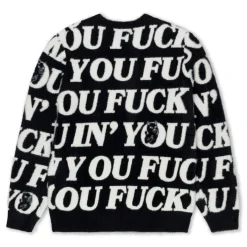Ripndip Knits / Sweaters<Fuckin Fuck Mohair Sweater (Black)